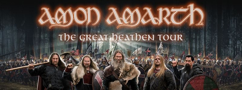 Aranžma Amon Amarth (prevoz in vstopnica)