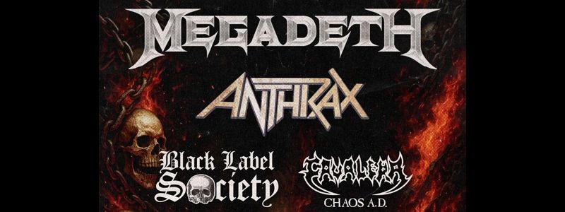 Aranžma Megadeth, Anthrax (prevoz in vstopnica)