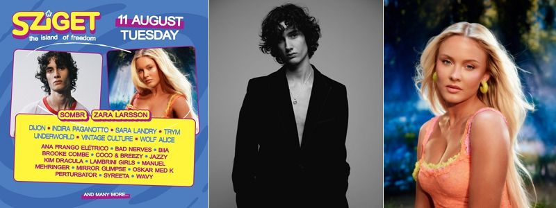 Aranžma Sombr, Zara Larsson (prevoz in vstopnica)