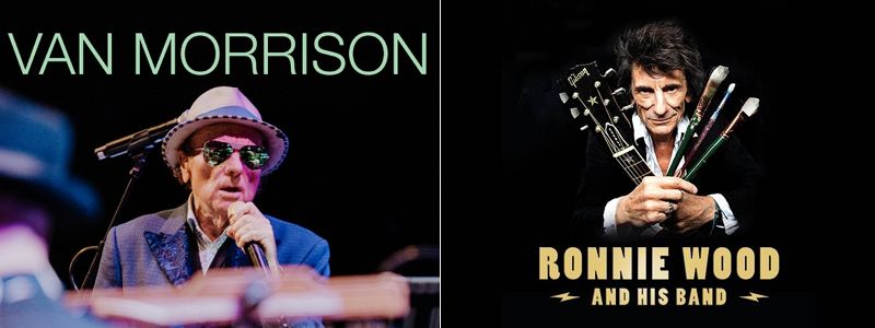 Aranžma Van Morrison, Ronnie Wood (prevoz in vstopnica)